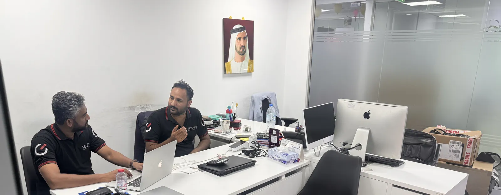 The TechFix head office in Business Bay, Dubai, where the group was established